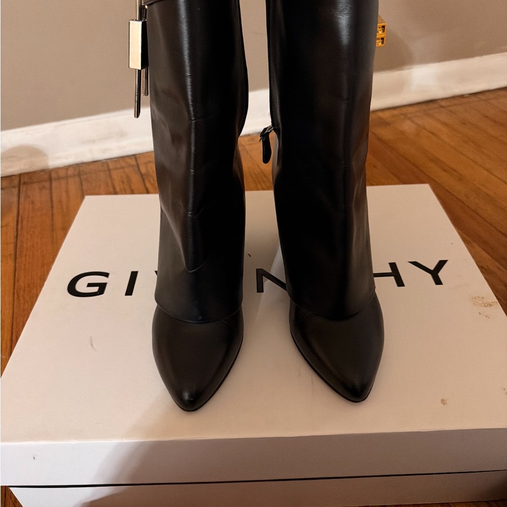 Givenchy Black Heeled Boots